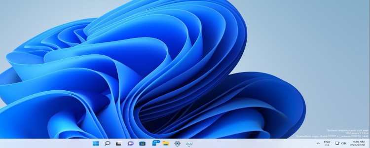 若偷渡升級Windows11 ，桌面右下方可能會出現「警告浮水印」